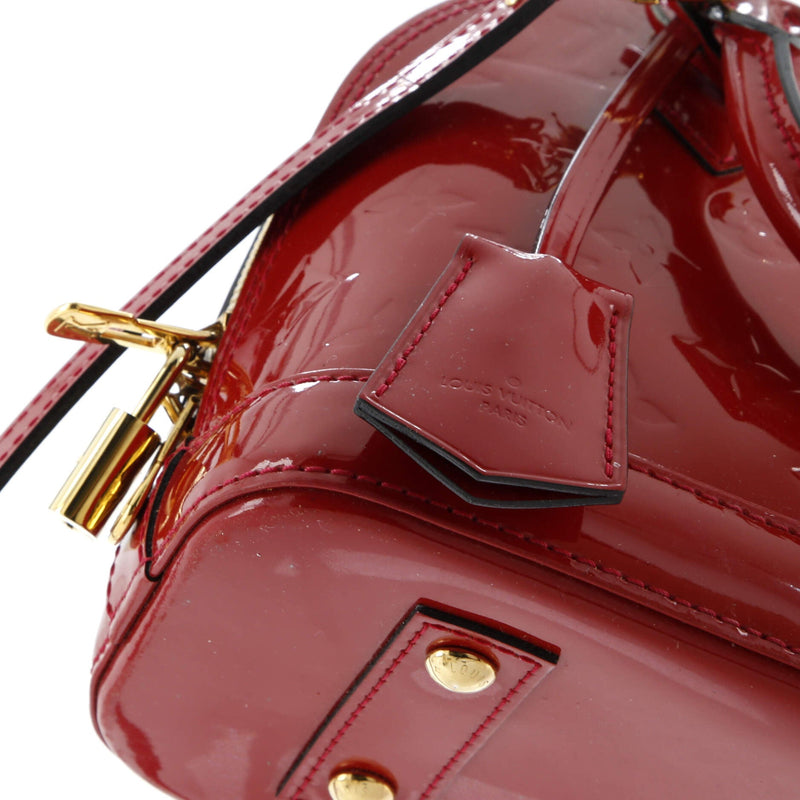Louis Vuitton Alma Handbag Vernis Bb