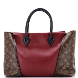 Louis Vuitton W Tote Canvas And Leather