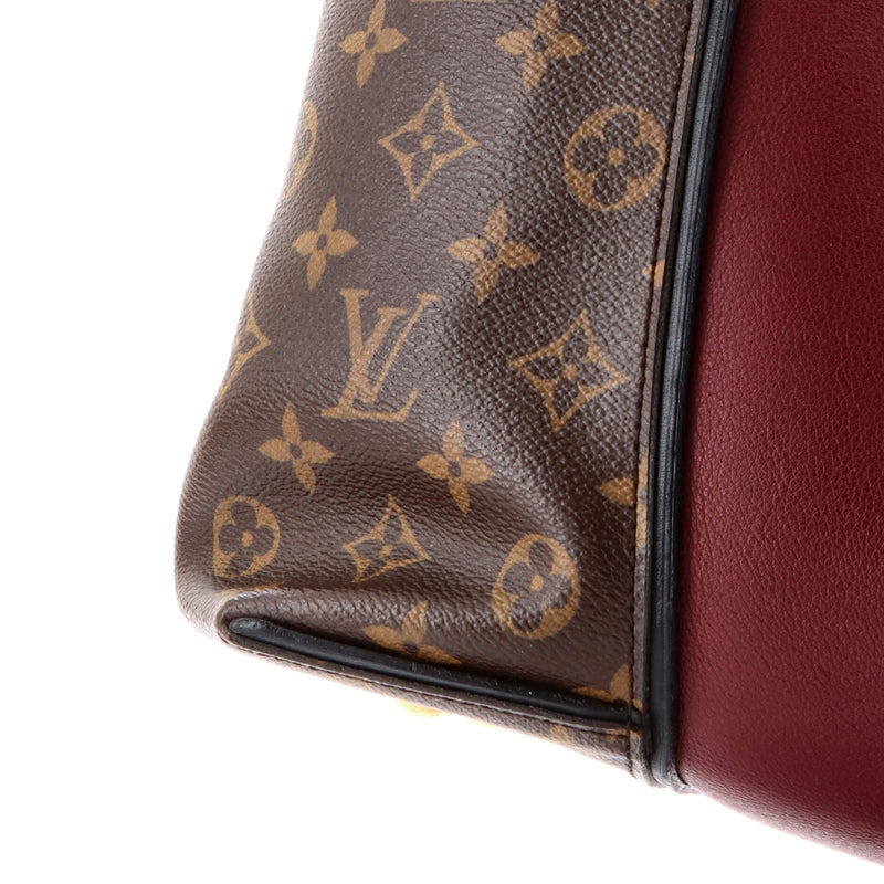 Louis Vuitton W Tote Canvas And Leather