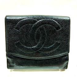 Chanel Wallet Black Caviarskin