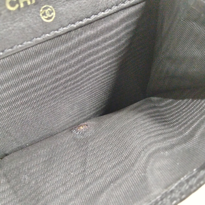 Chanel Wallet Black Caviarskin