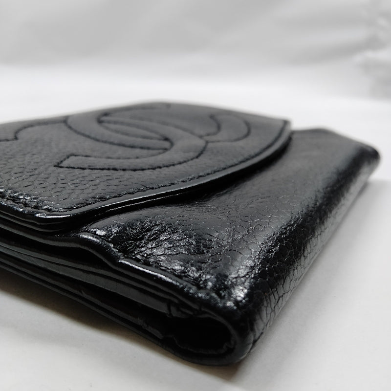 Chanel Wallet Black Caviarskin