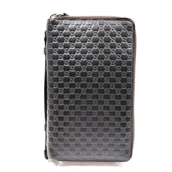 Gucci Long Wallet Brown Leather
