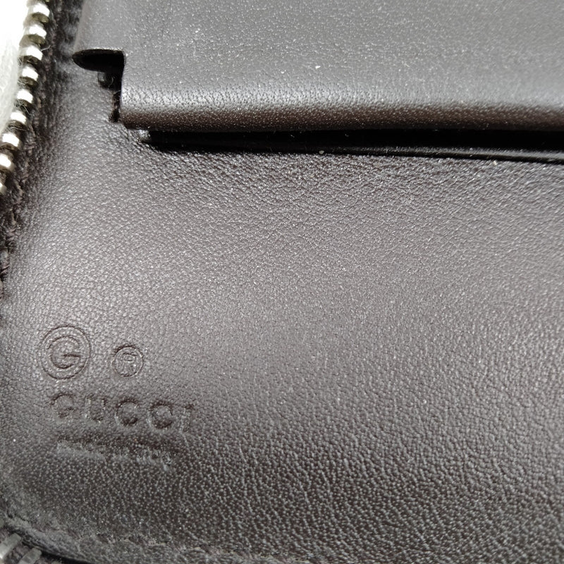Gucci Long Wallet Brown Leather