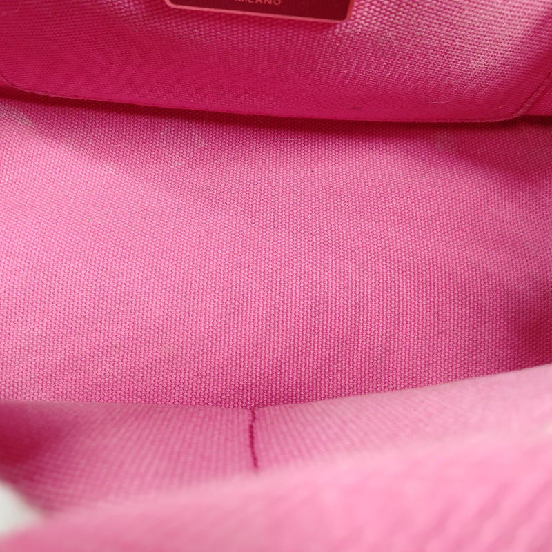 Prada Tote Bag Pink Canvas