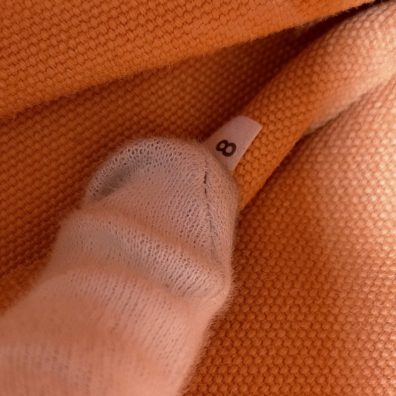 Prada Tote Bag Orange Canvas