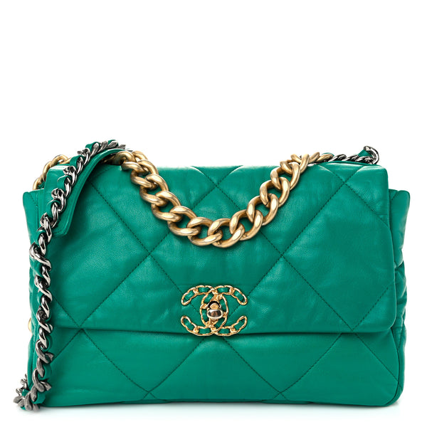 Chanel Lambskin Quilted Large 19 Flap