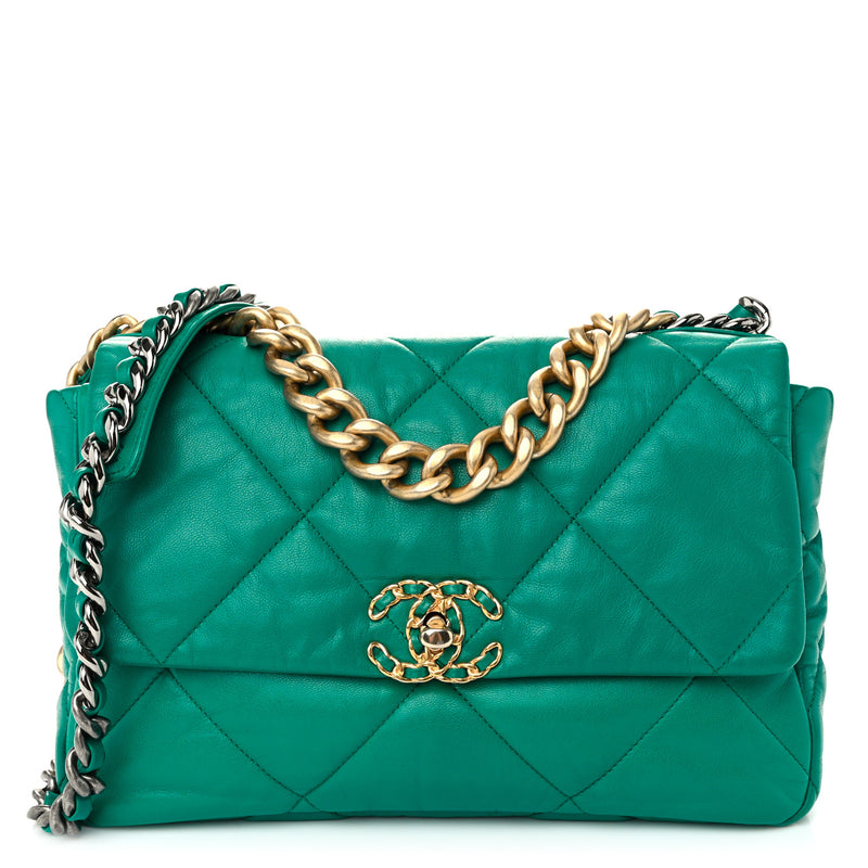 Chanel Lambskin Quilted Large 19 Flap