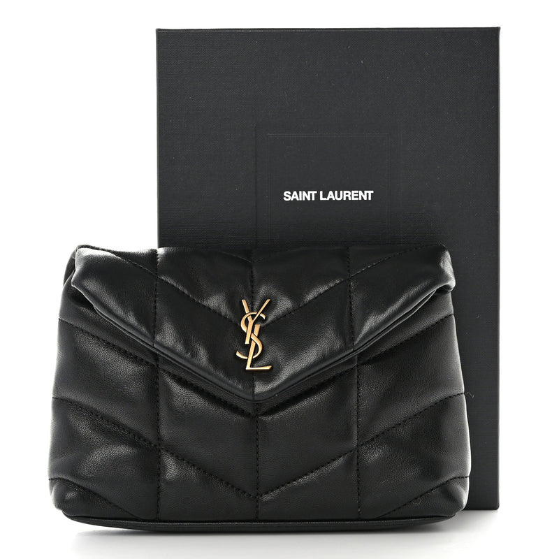 Saint Laurent Lambskin Loulou Puffer