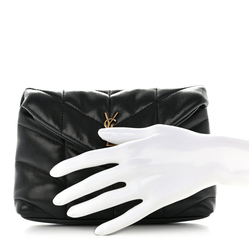 Saint Laurent Lambskin Loulou Puffer