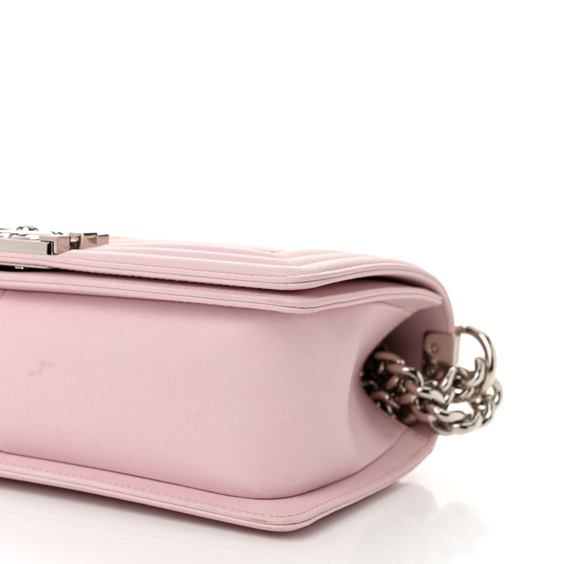 Chanel Lambskin Iridescent Pvc Chevron