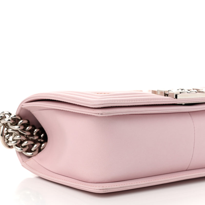 Chanel Lambskin Iridescent Pvc Chevron
