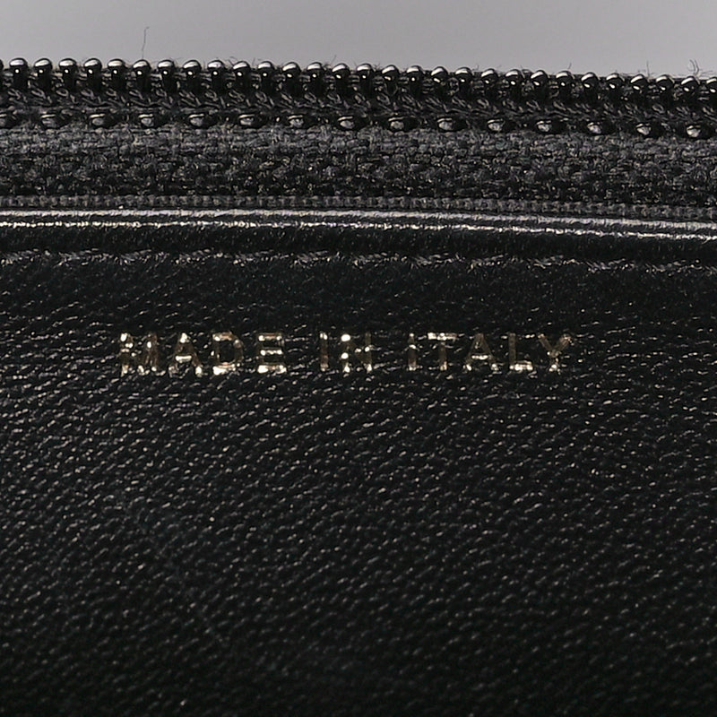 Chanel Lambskin Chevron Boy Wallet On