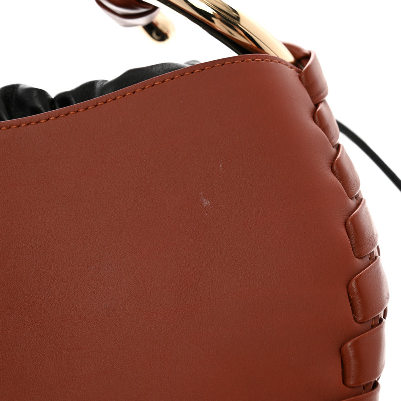Chloe Calfskin Small Mate Hobo Henna