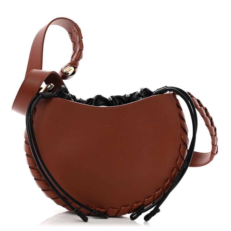 Chloe Calfskin Small Mate Hobo Henna