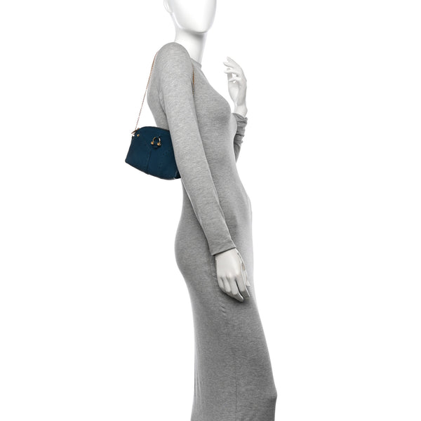 Saint Laurent Calfskin Chain Muse Pouch