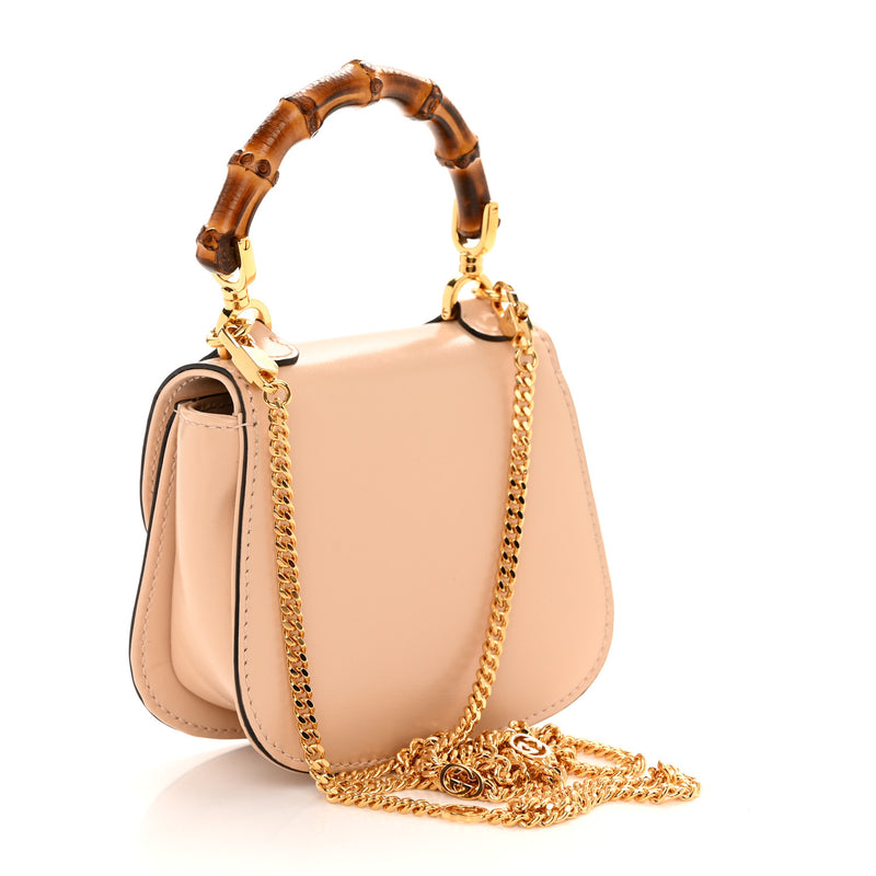Gucci Calfskin Super Mini Bamboo Top