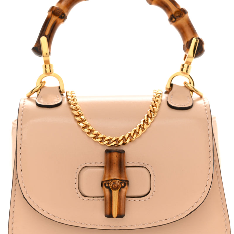 Gucci Calfskin Super Mini Bamboo Top