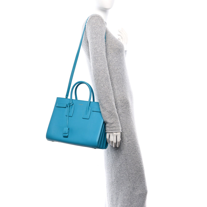Saint Laurent Calfskin Small Sac De Jour