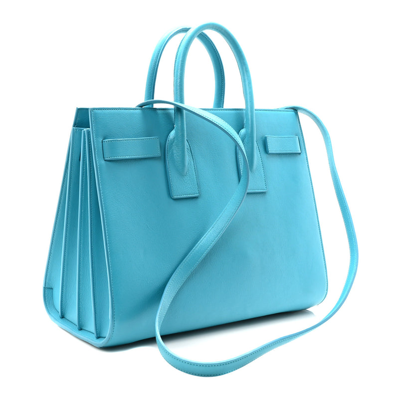 Saint Laurent Calfskin Small Sac De Jour
