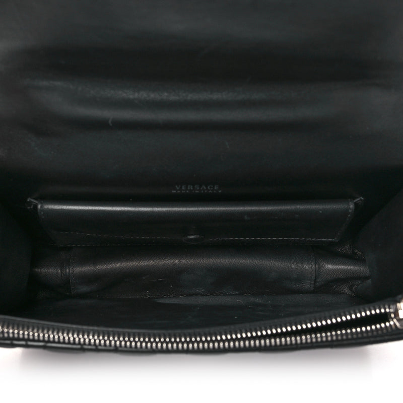 Versace Nappa Quilted Virtus Top Handle
