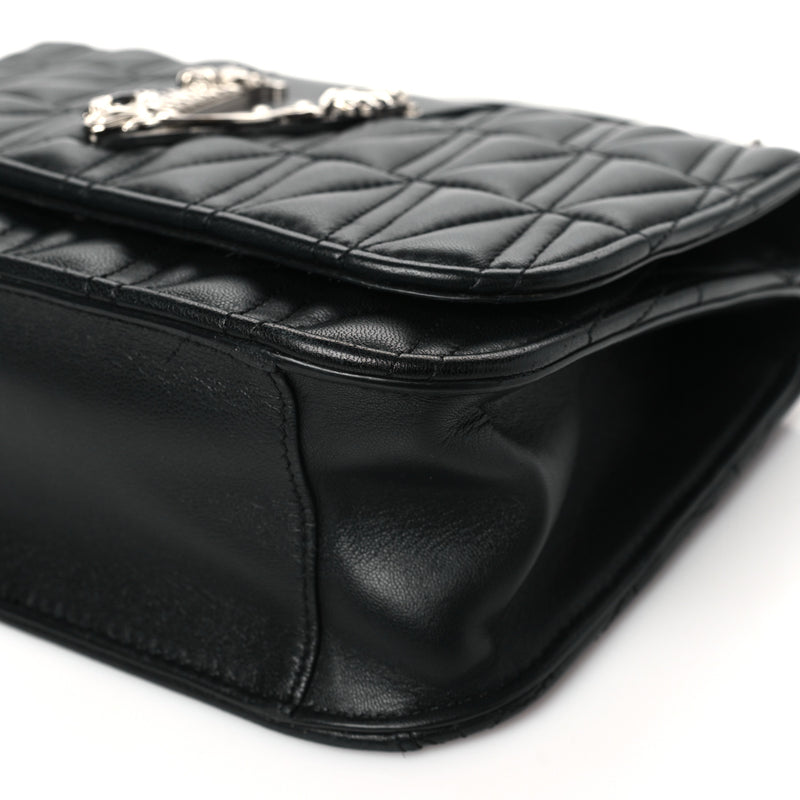 Versace Nappa Quilted Virtus Top Handle