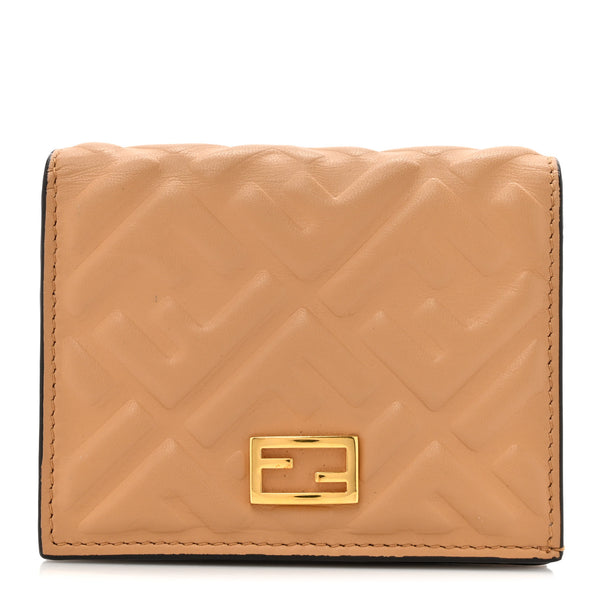 Fendi Nappa Matisse Ff Diagonal Embossed
