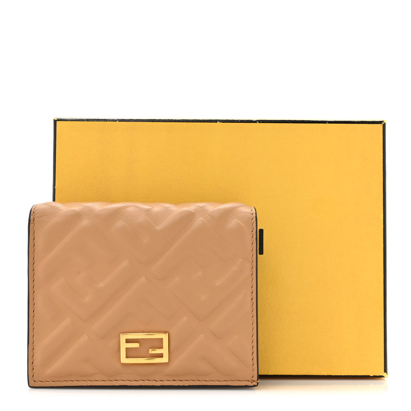 Fendi Nappa Matisse Ff Diagonal Embossed