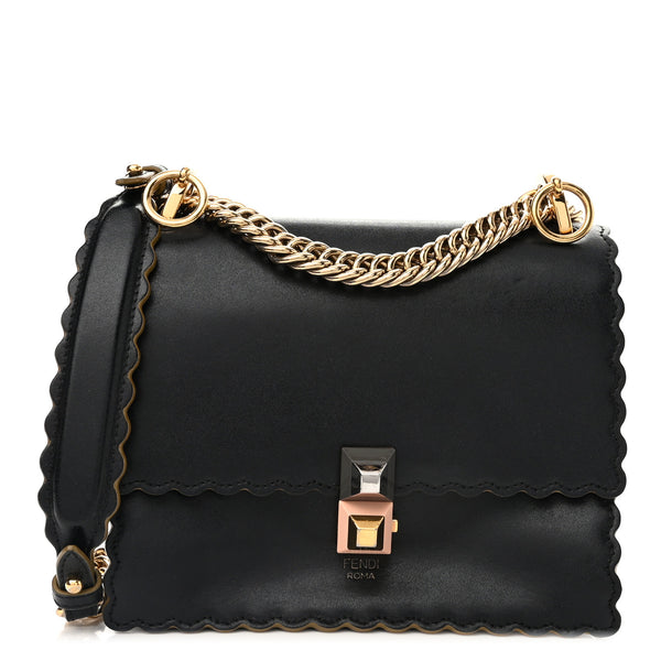Fendi Vitello Liberty Scalloped Studded