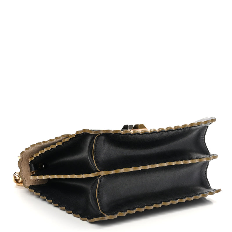 Fendi Vitello Liberty Scalloped Studded