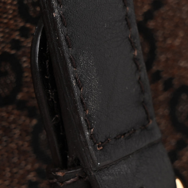 Gucci Crest Tote Brown