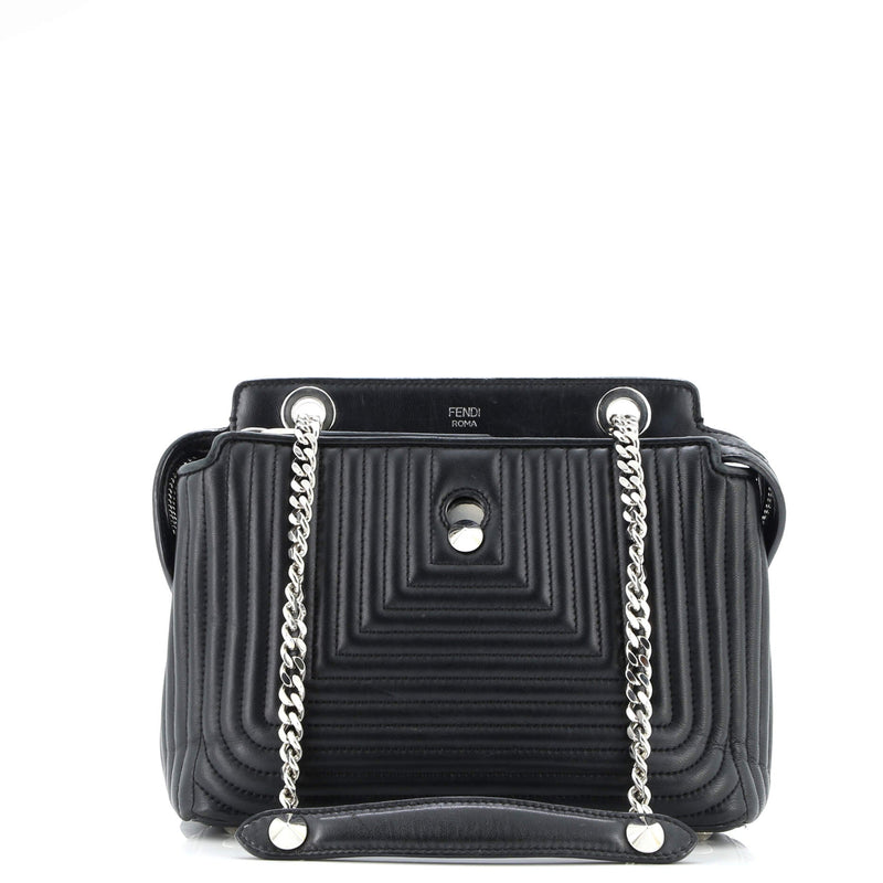 Fendi Dotcom Click Shoulder Bag Quilted