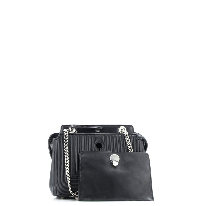 Fendi Dotcom Click Shoulder Bag Quilted