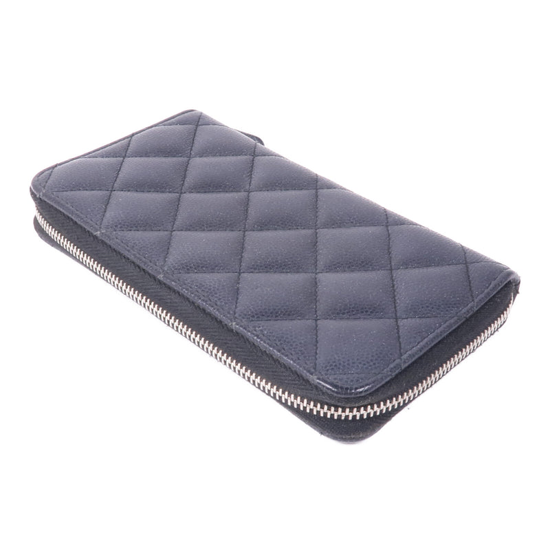 Chanel Cc Shw Zipper Wallet Calfskin