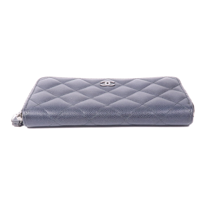 Chanel Cc Shw Zipper Wallet Calfskin