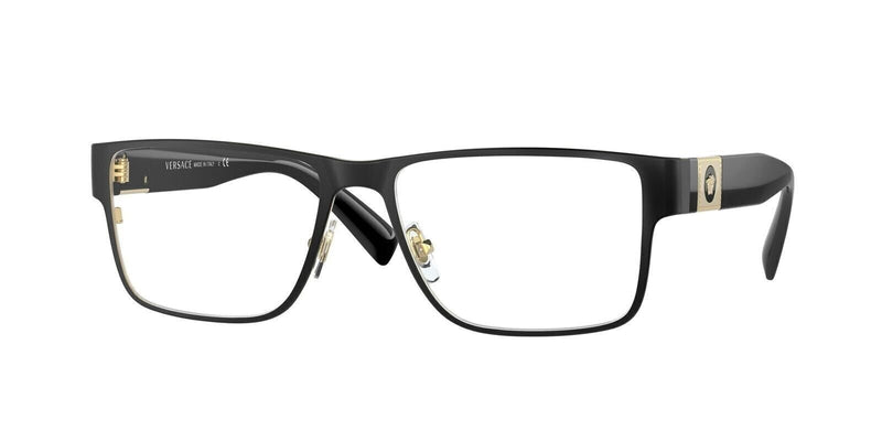 Versace Ve 55Mm Black Metal Rectangle