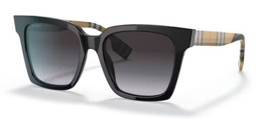 Burberry 53Mm Maple Black Sunglasses