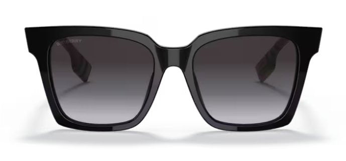 Burberry 53Mm Maple Black Sunglasses