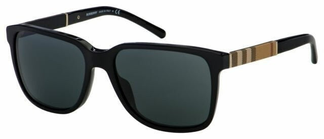Burberry Men's Polarized Black/Grey