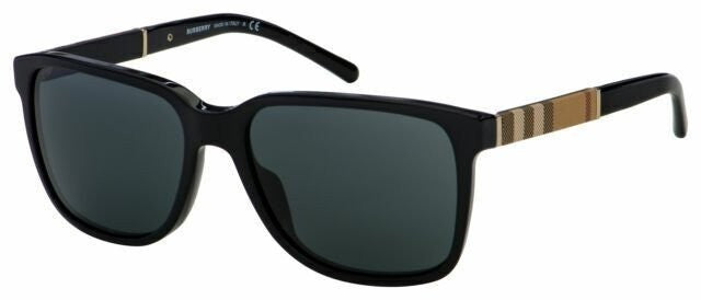 Burberry Men's Polarized Black/Grey