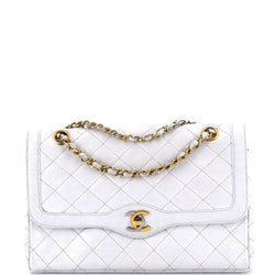 Chanel Vintage Two Tone Cc Flap Bag