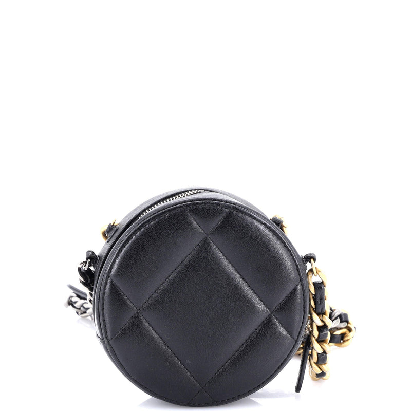 Chanel 19 Round Clutch With Chain