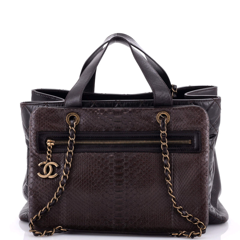 Chanel Urban Mix Tote Quilted Glazed