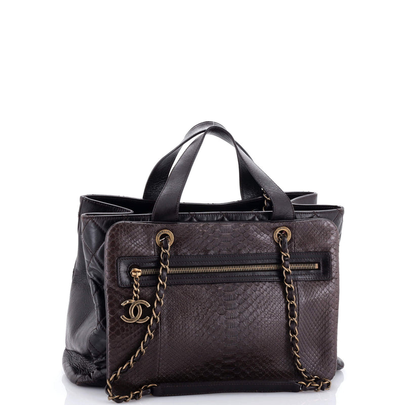 Chanel Urban Mix Tote Quilted Glazed