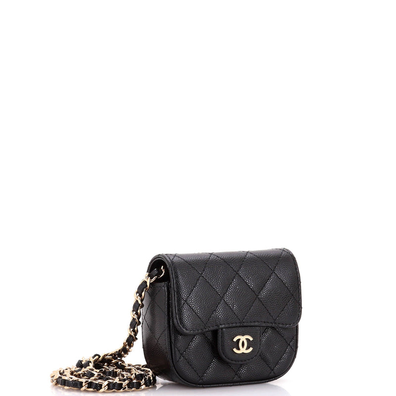 Chanel Classic Square Flap Clutch With