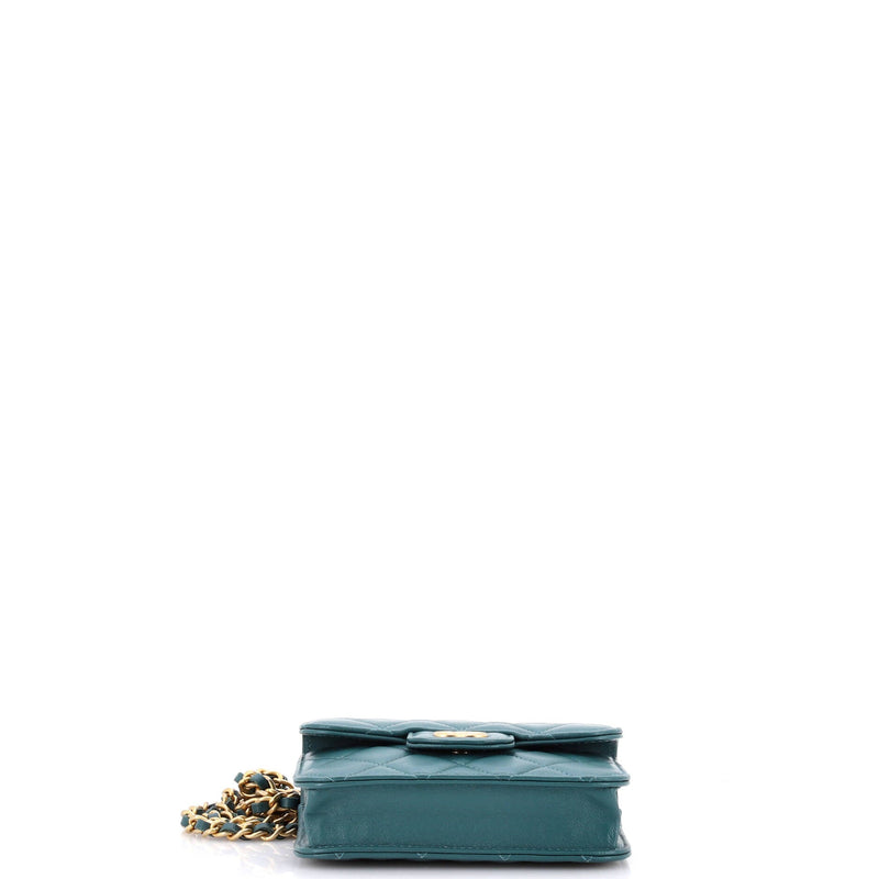 Chanel Top Handle Flap Coin Purse With