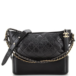 Chanel Gabrielle Hobo Quilted Aged