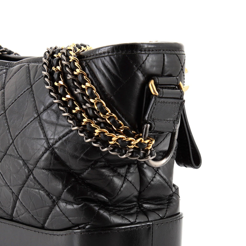 Chanel Gabrielle Hobo Quilted Aged