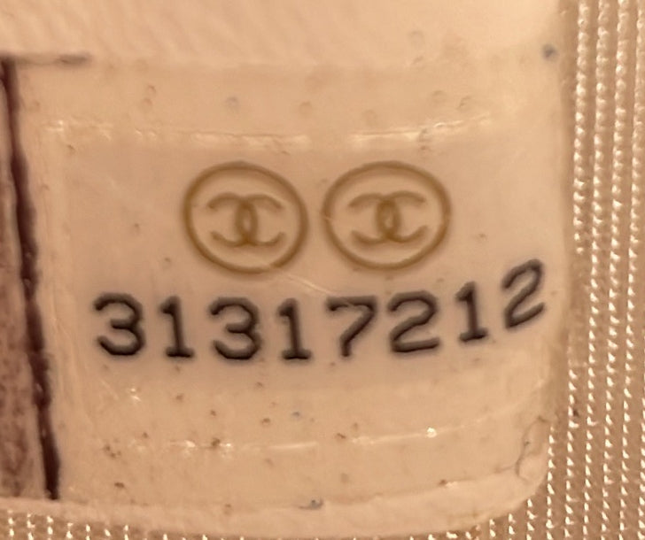 Chanel Cc Round Vanity Case With Chain