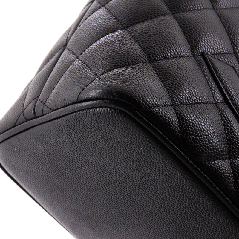 Chanel Medallion Tote Quilted Caviar